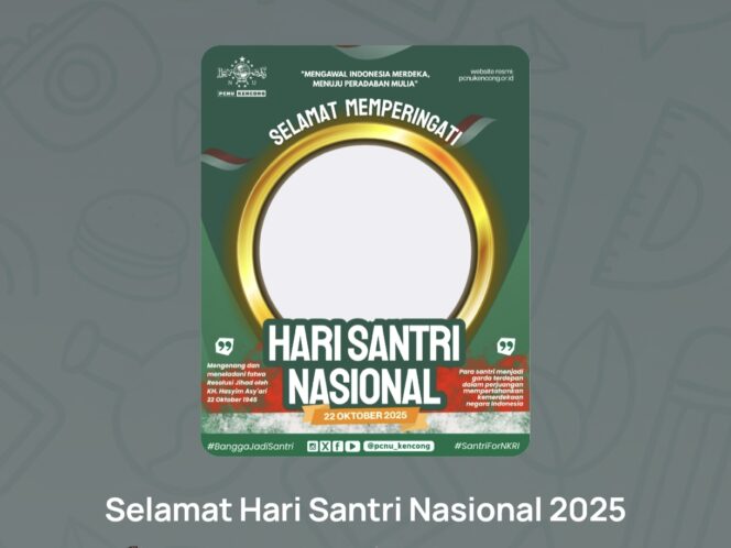 
					Link Download Twibbon Hari Santri Nasional 2025